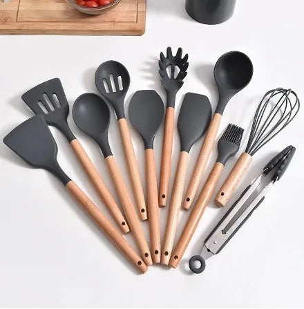 12 Peças de utensílios de cozinha de silicone