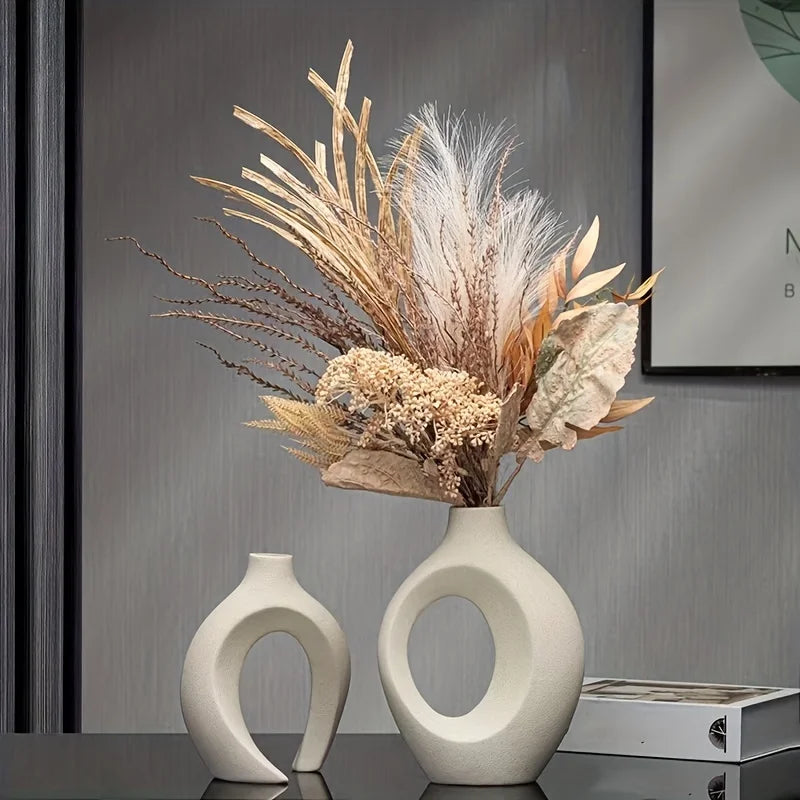 Vaso de cerâmica moderno para decoração