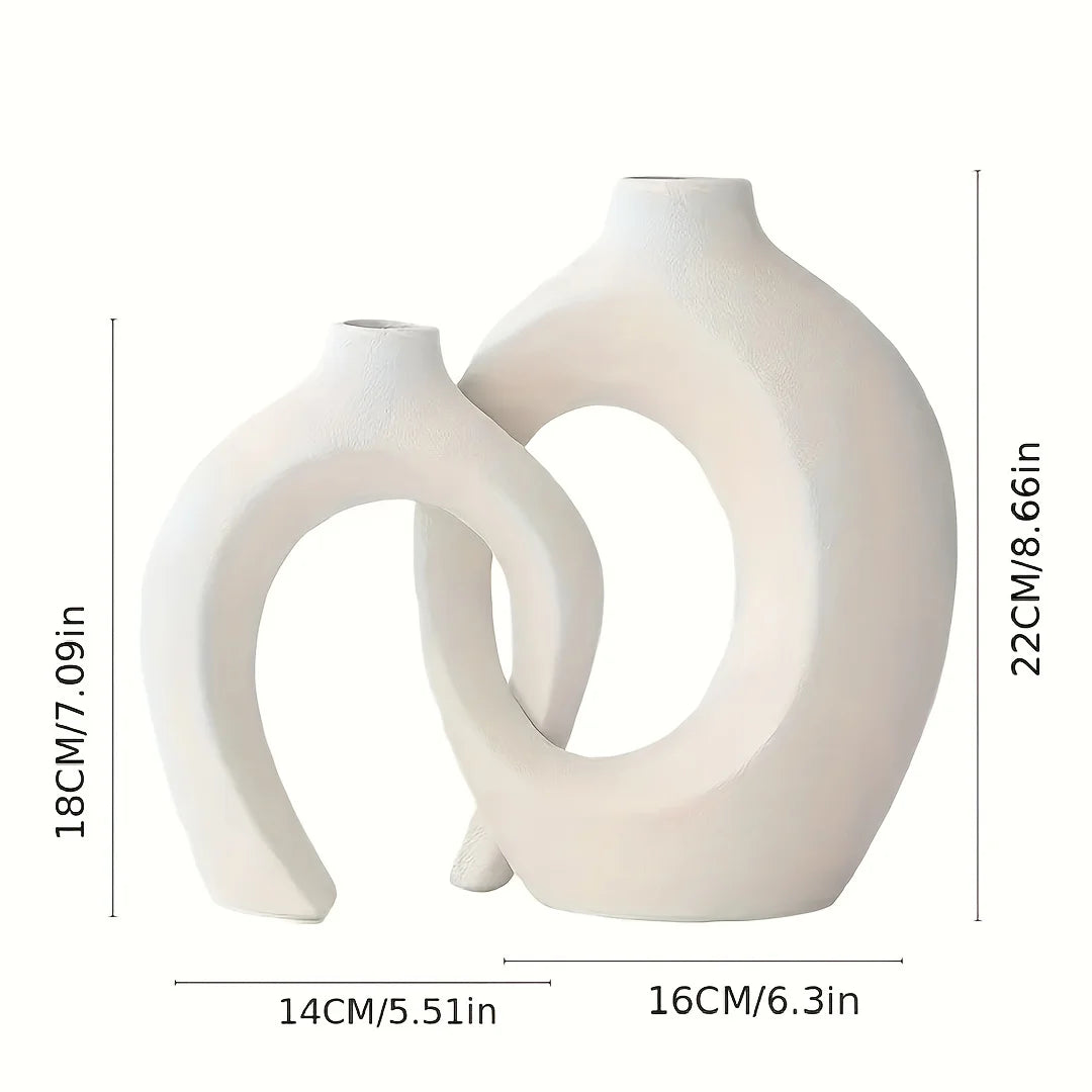 Vaso de cerâmica moderno para decoração