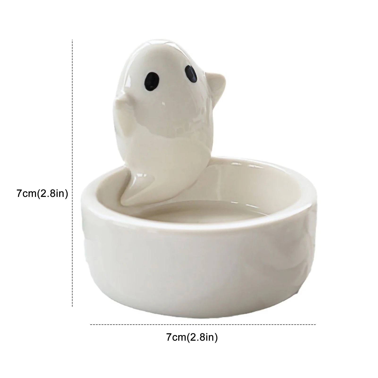 Porta velas com gatos aquecendo as patinhas