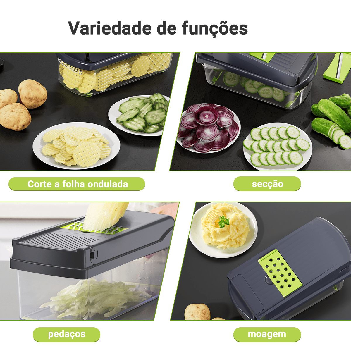 cortador de legumes multicorte 13 em 1 BLACK-FRIDAY