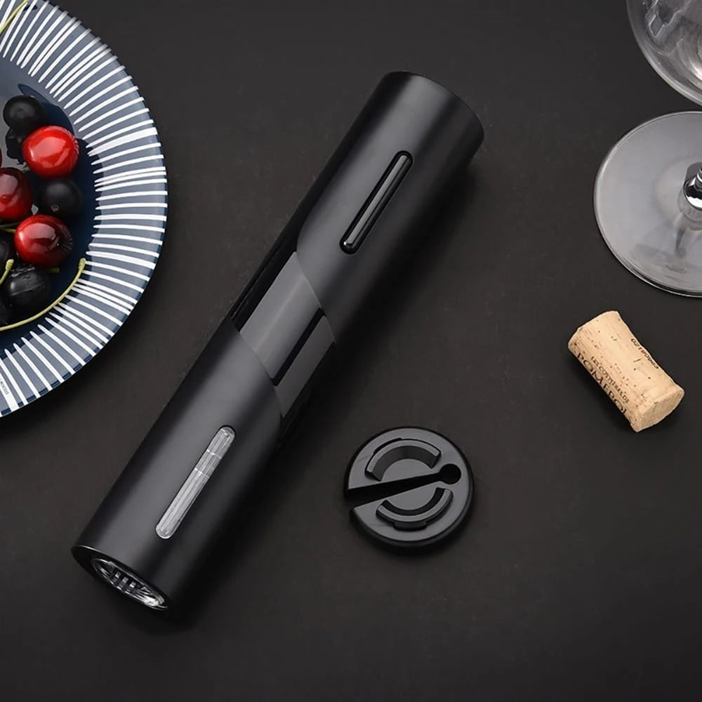 Abridor de vinho elétrico easy vinho + kit para vinho
