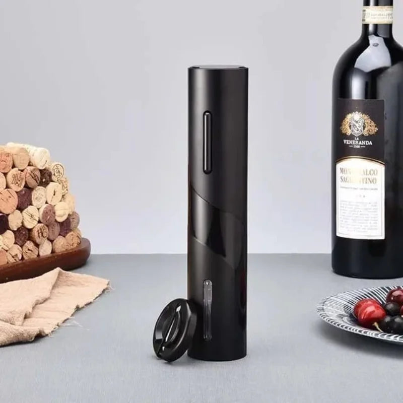 Abridor de vinho elétrico easy vinho + kit para vinho