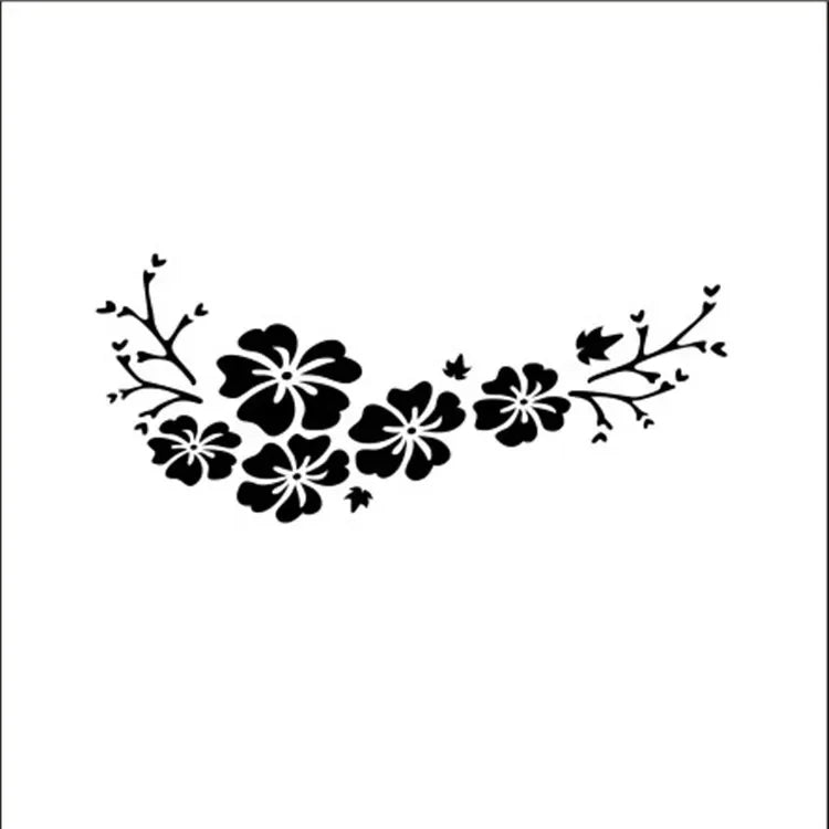 Adesivo para carro em formato de flores
