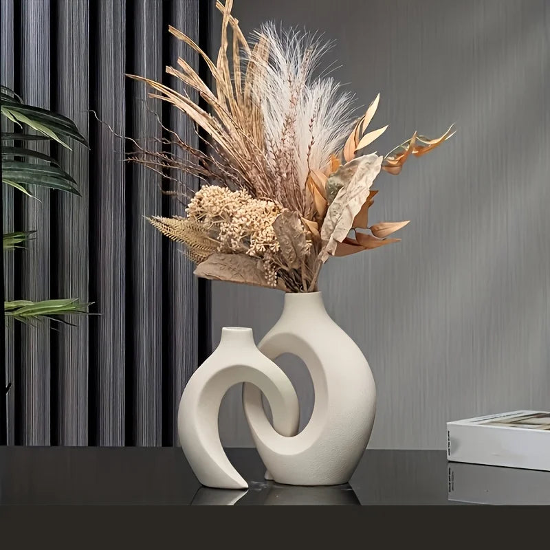 Vaso de cerâmica moderno para decoração