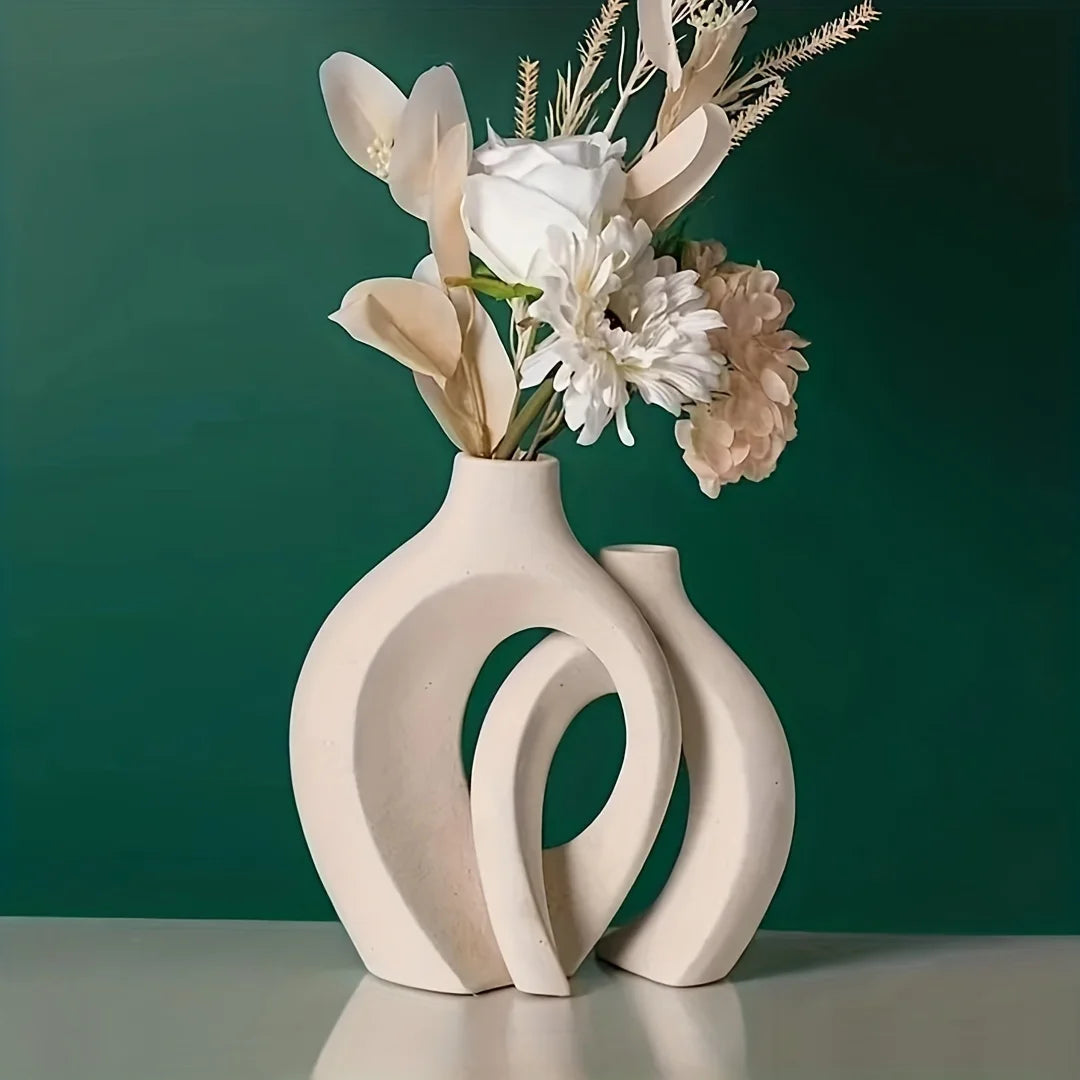 Vaso de cerâmica moderno para decoração