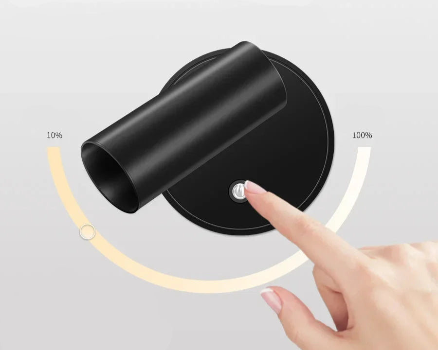 Luminária LED com giro 360°