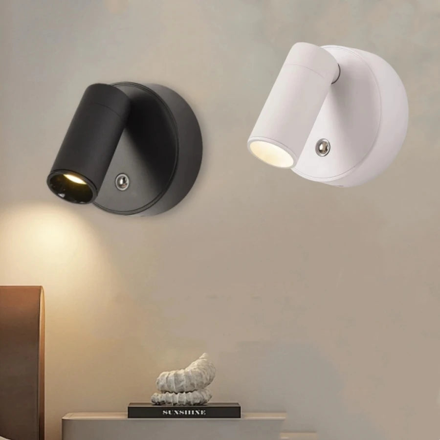 Luminária LED com giro 360°
