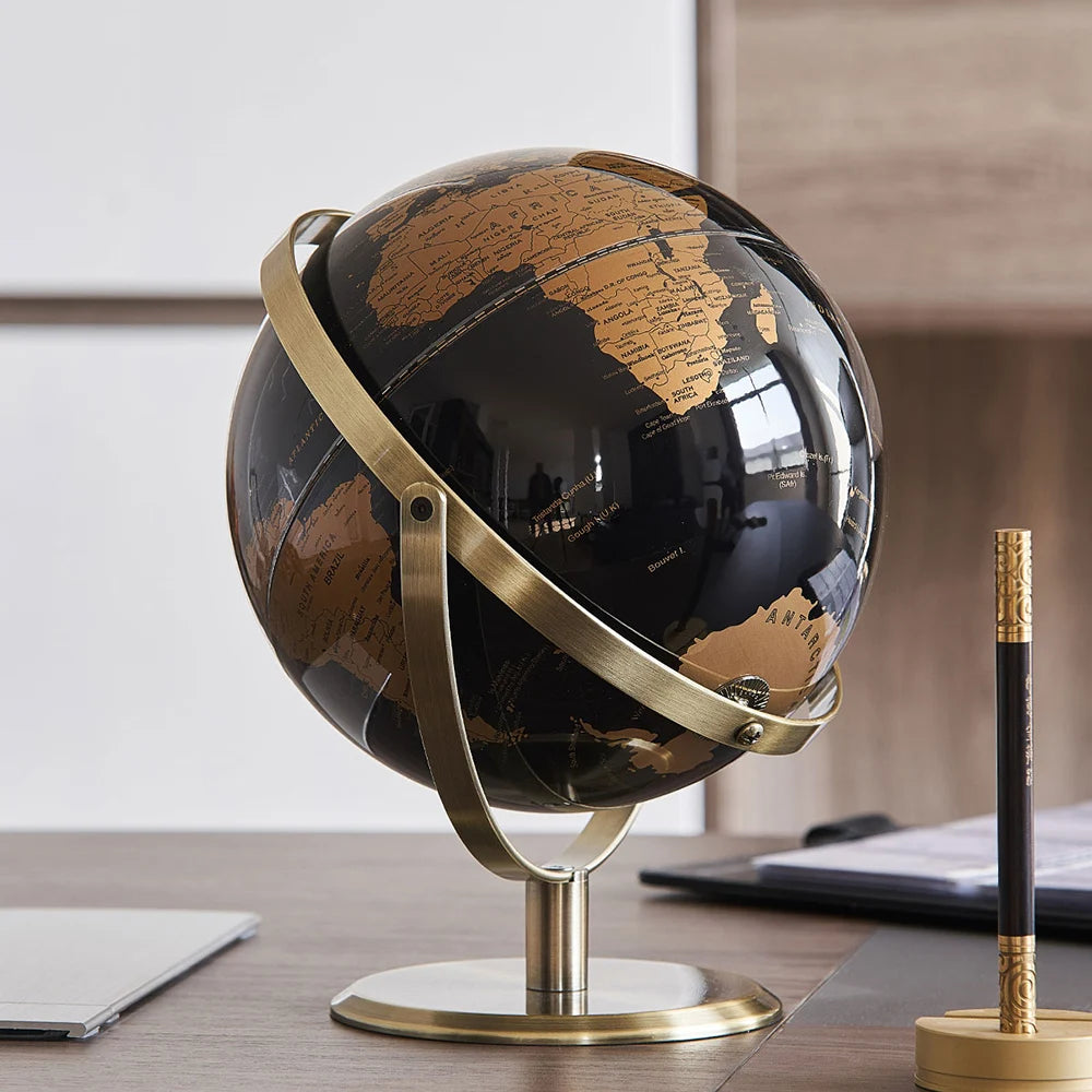 Globo terrestre retro para decoração