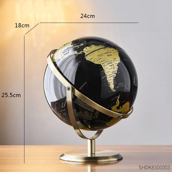 Globo terrestre retro para decoração