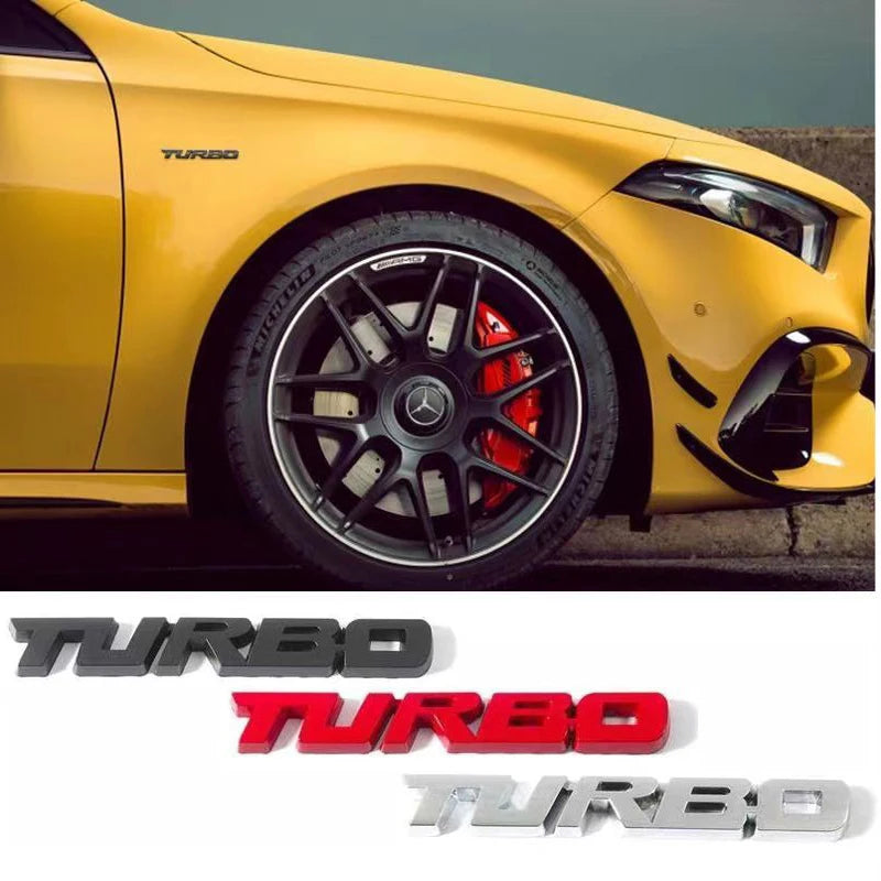 Adesivo para carro TURBO