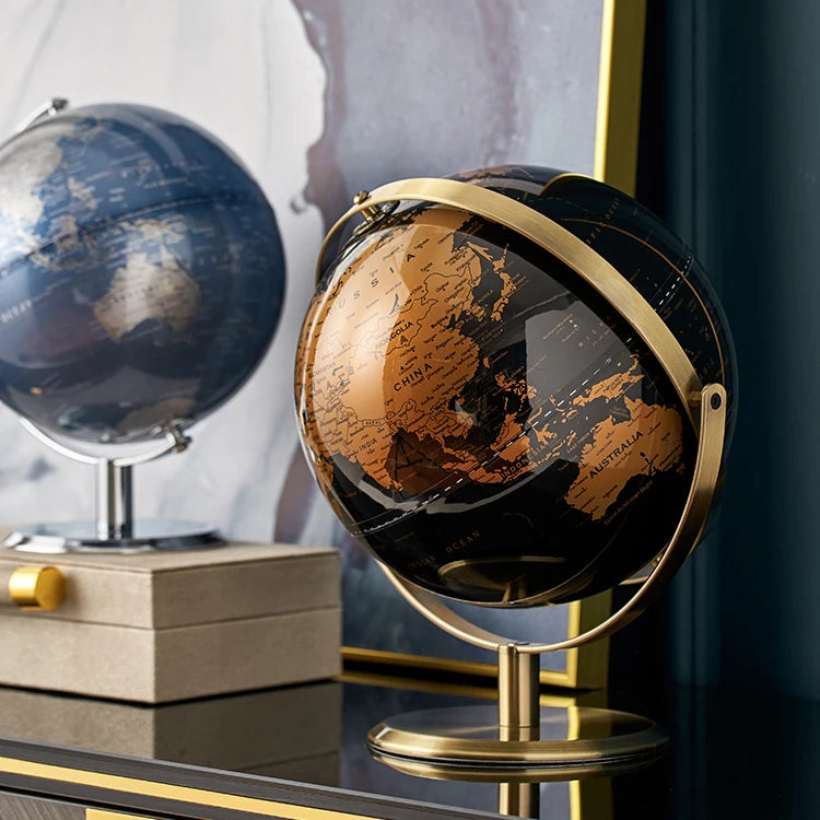 Globo terrestre retro para decoração