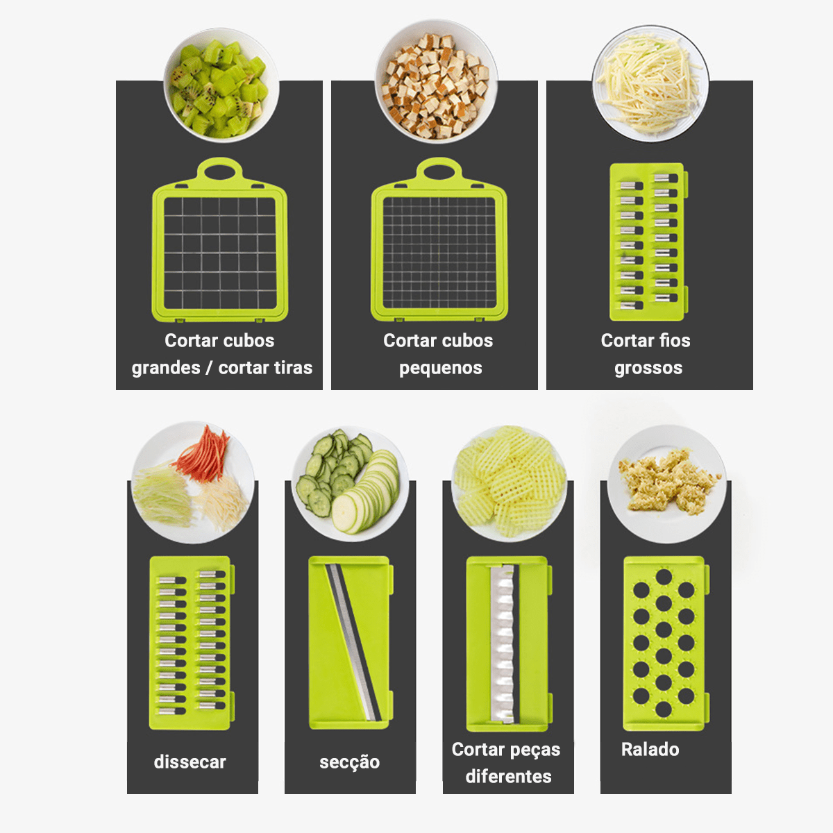 cortador de legumes multicorte 13 em 1 BLACK-FRIDAY